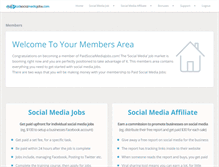 Tablet Screenshot of paidsocialmediajobsmembers.com